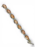 Bracelet Mandile 1922 Woman Cammei antichi in Silver Conchiglia 2MBRCM10